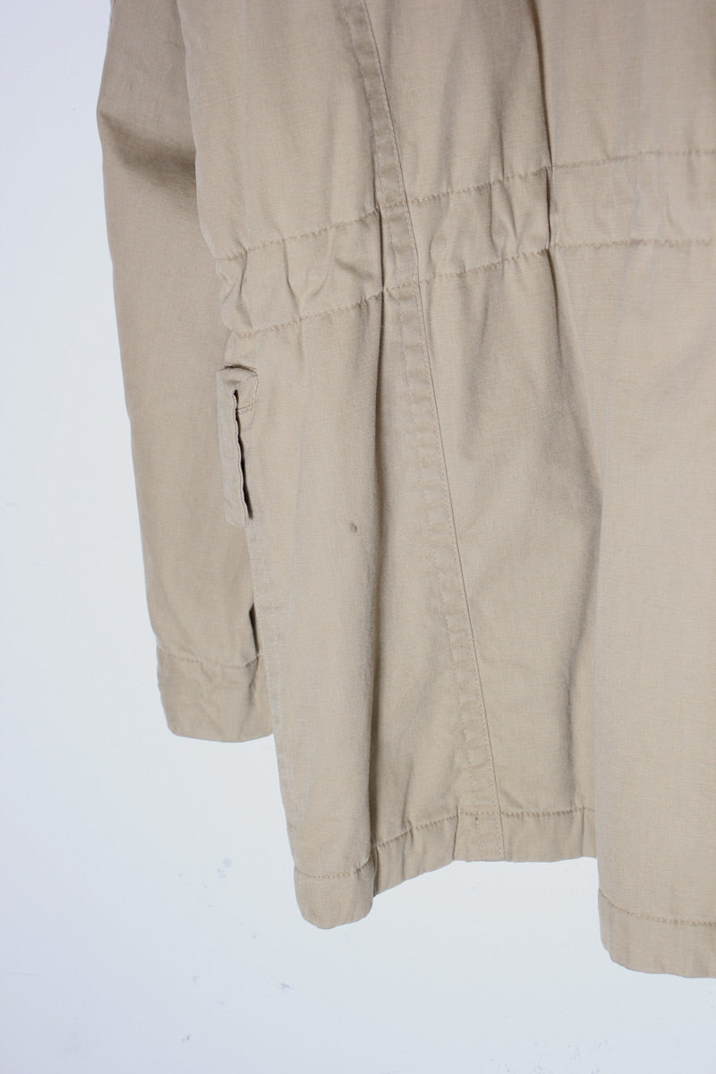 90'S COTTON FIELD PUFF JACKET / BEIGE [SIZE: L USED]