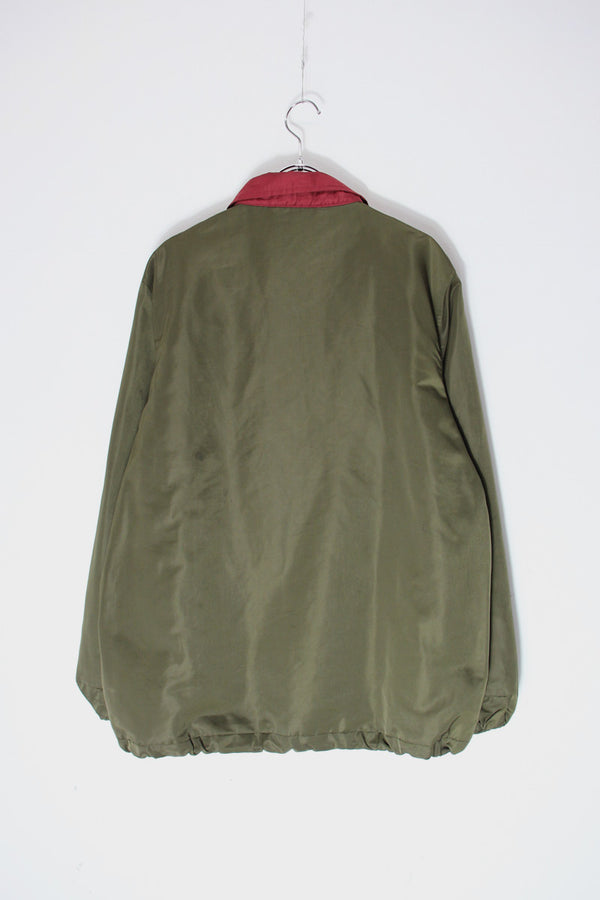 NYLON COACH JACKET / OLIVE [SIZE: S USED]