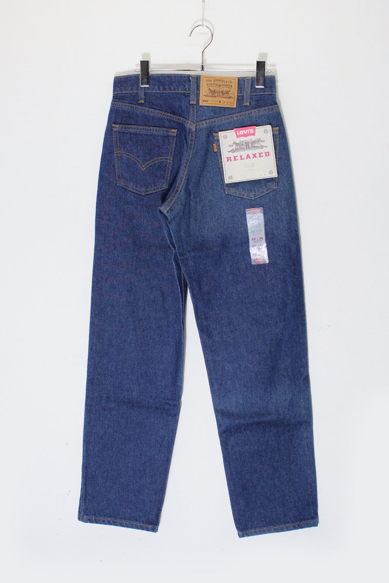 MADE IN USA 97'S 550 DENIM PANTS / INDIGO [SIZE: W28xL30 DEADSTOCK/NOS]