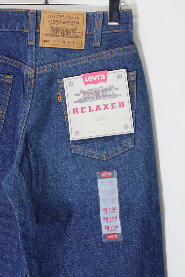 MADE IN USA 97'S 550 DENIM PANTS / INDIGO [SIZE: W28xL30 DEADSTOCK/NOS]