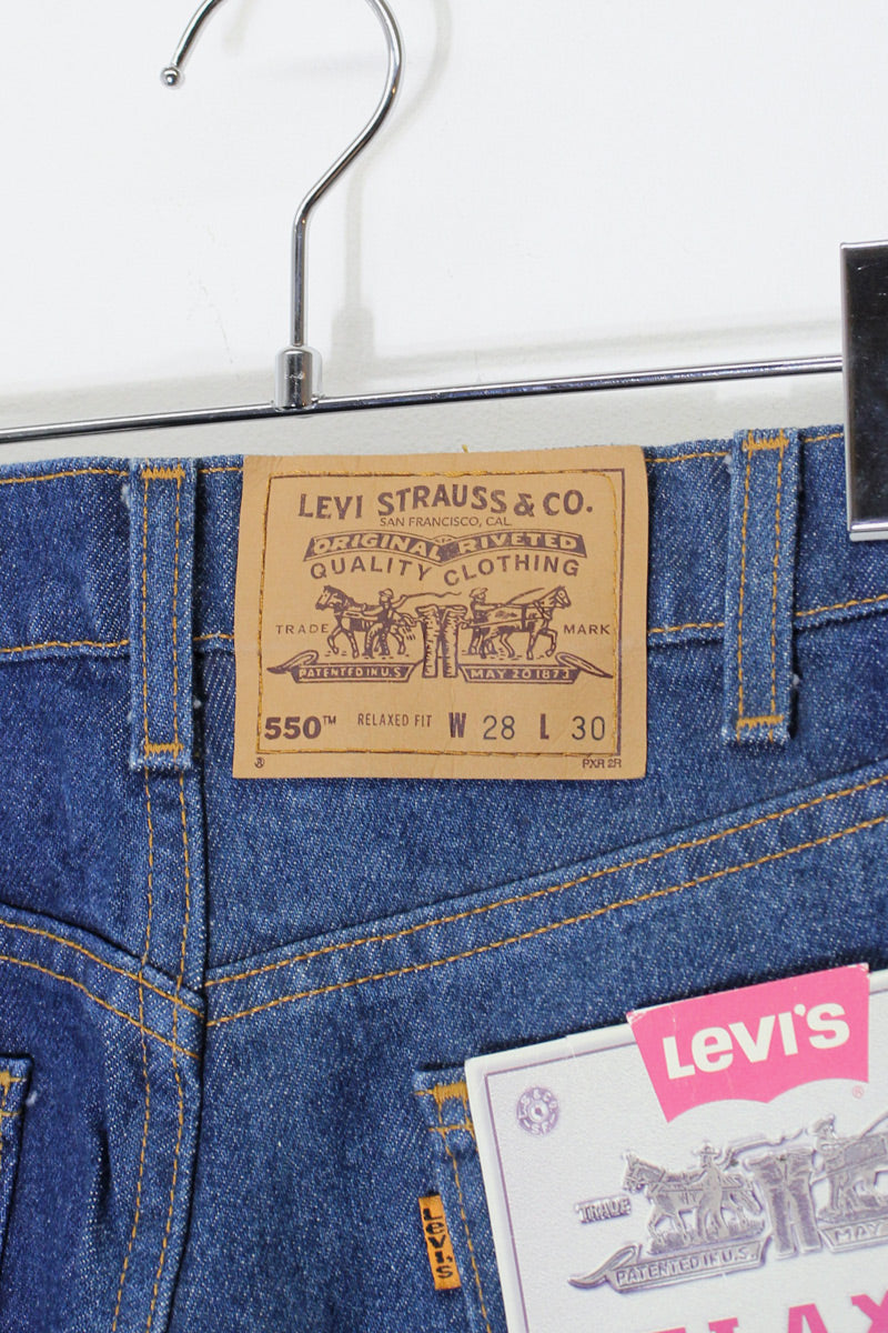 MADE IN USA 97'S 550 DENIM PANTS / INDIGO [SIZE: W28xL30 DEADSTOCK/NOS]