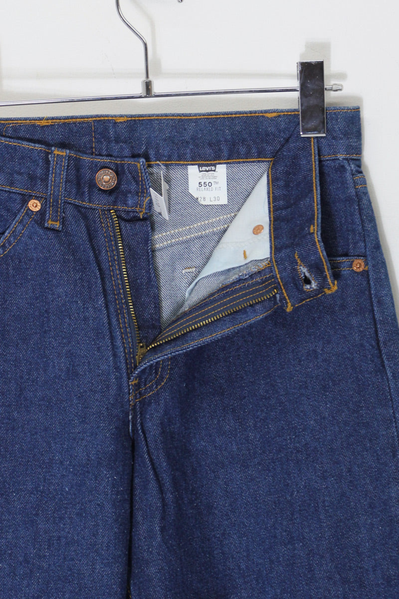MADE IN USA 97'S 550 DENIM PANTS / INDIGO [SIZE: W28xL30 DEADSTOCK/NOS]