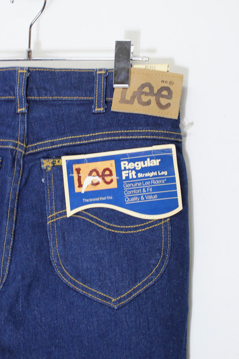 MADE IN USA 90'S STRAIGHT DENIM PANTS / INDIGO [SIZE: W31xL34 DEADSTOCK/NOS]