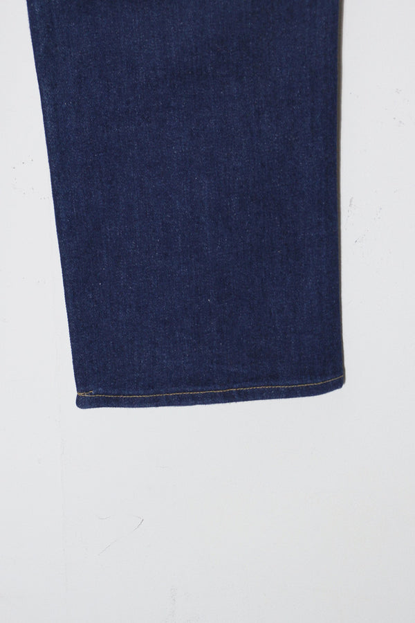 MADE IN USA 90'S STRAIGHT DENIM PANTS / INDIGO [SIZE: W31xL34 DEADSTOCK/NOS]