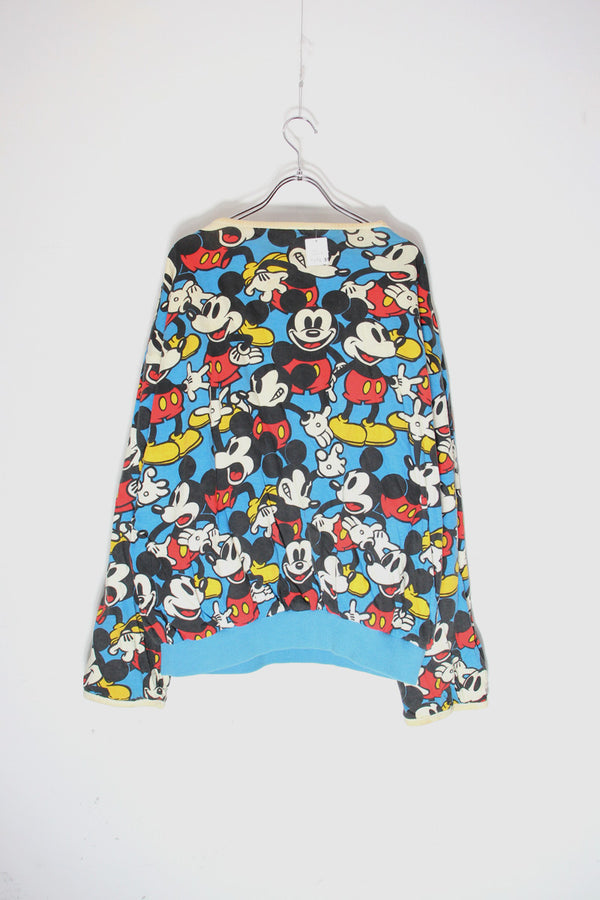 90'S REVERSIBLE MICKEY SWEATSHIRT / MULTI [SIZE: O/S USED]