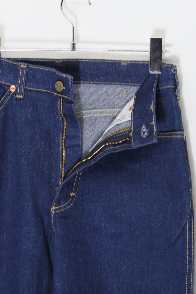 MADE IN USA 90'S STRAIGHT DENIM PANTS / INDIGO [SIZE: W31xL34 DEADSTOCK/NOS]