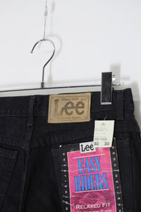 MADE IN USA 90'S DENIM PANTS / BLACK [SIZE: W30xL30 DEADSTOCK/NOS]