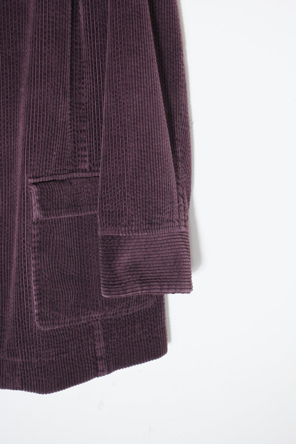 COURDUROY HOODIE JACKET / PURPLE [SIZE: 2XL USED]