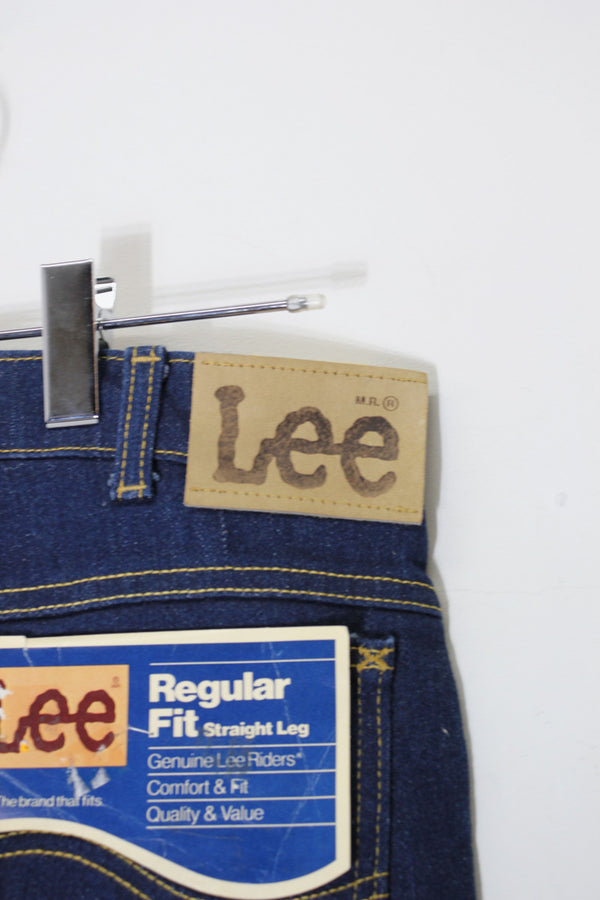 MADE IN USA 90'S STRAIGHT DENIM PANTS / INDIGO [SIZE: W31xL34 DEADSTOCK/NOS]
