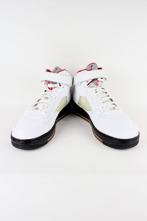 AIR JORDAN FUSION 5 "AJF 5" / WHITE / RED / BLACK [SIZE: US11 (29.0cm) USED]