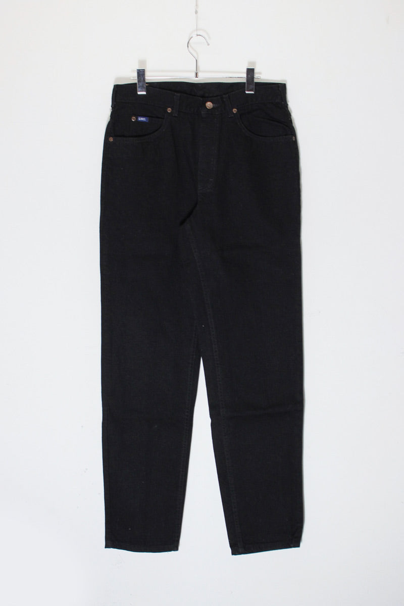 MADE IN USA 90'S DENIM PANTS / BLACK [SIZE: W33xL34 DEADSTOCK/NOS]