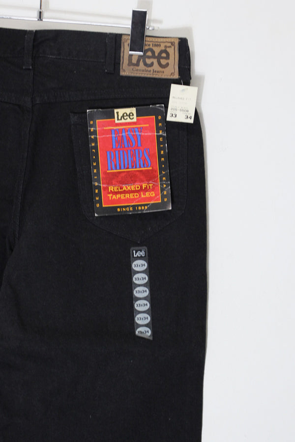 MADE IN USA 90'S DENIM PANTS / BLACK [SIZE: W33xL34 DEADSTOCK/NOS]