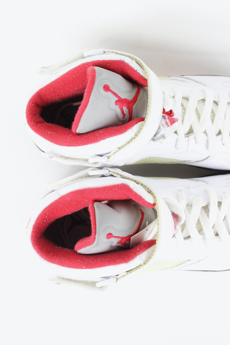 AIR JORDAN FUSION 5 "AJF 5" / WHITE / RED / BLACK [SIZE: US11 (29.0cm) USED]
