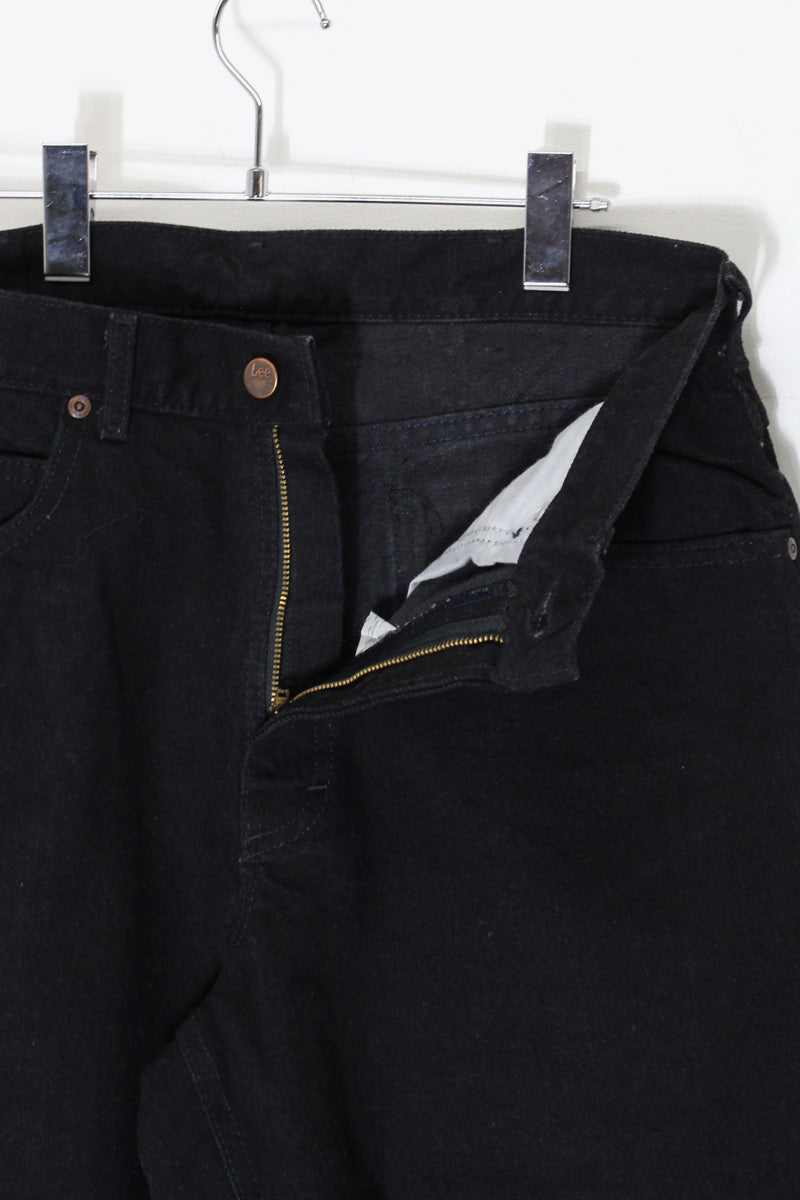 MADE IN USA 90'S DENIM PANTS / BLACK [SIZE: W33xL34 DEADSTOCK/NOS]