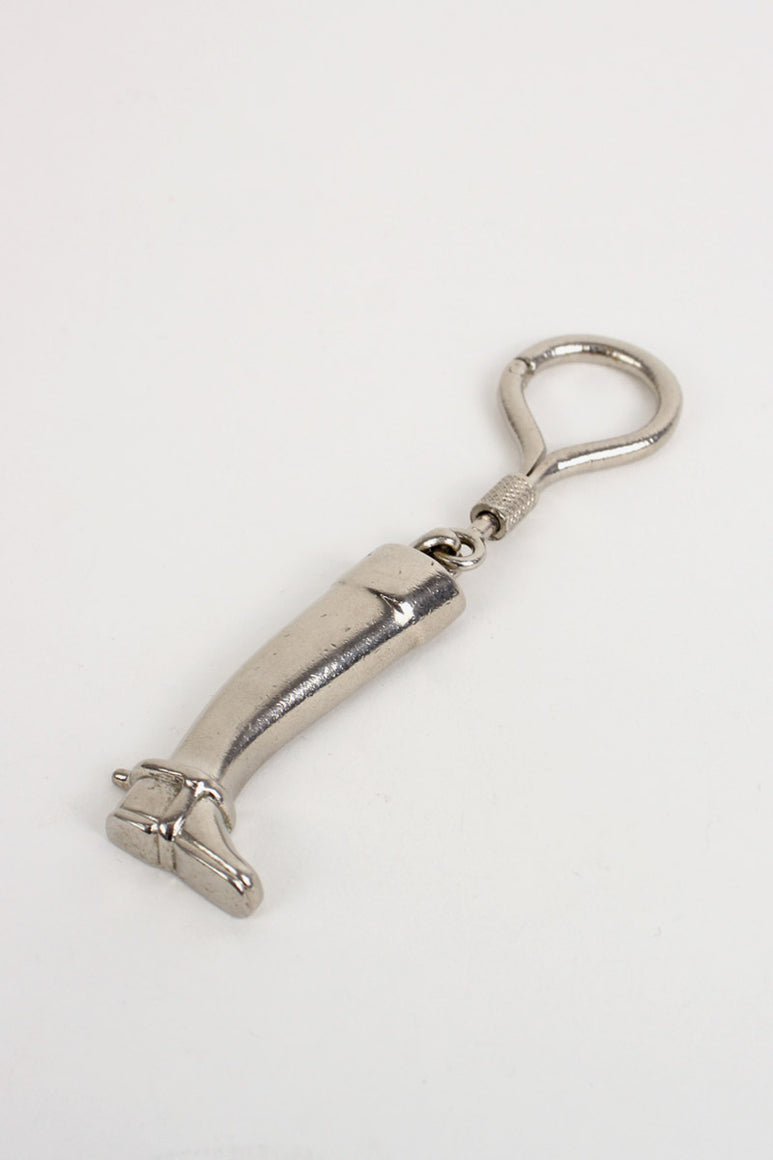 MADE IN ITALY VINTAGE SILVER KEY RING [ONE SIZE USED]