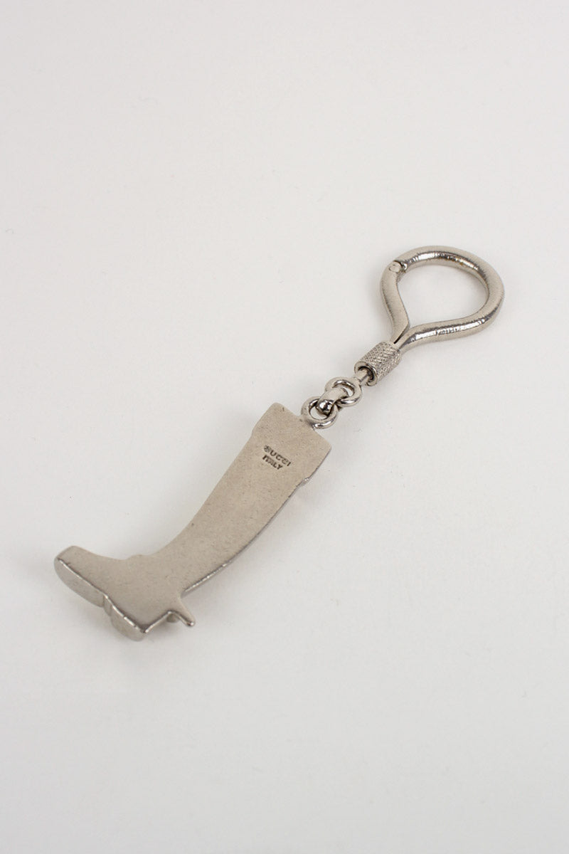 MADE IN ITALY VINTAGE SILVER KEY RING [ONE SIZE USED]