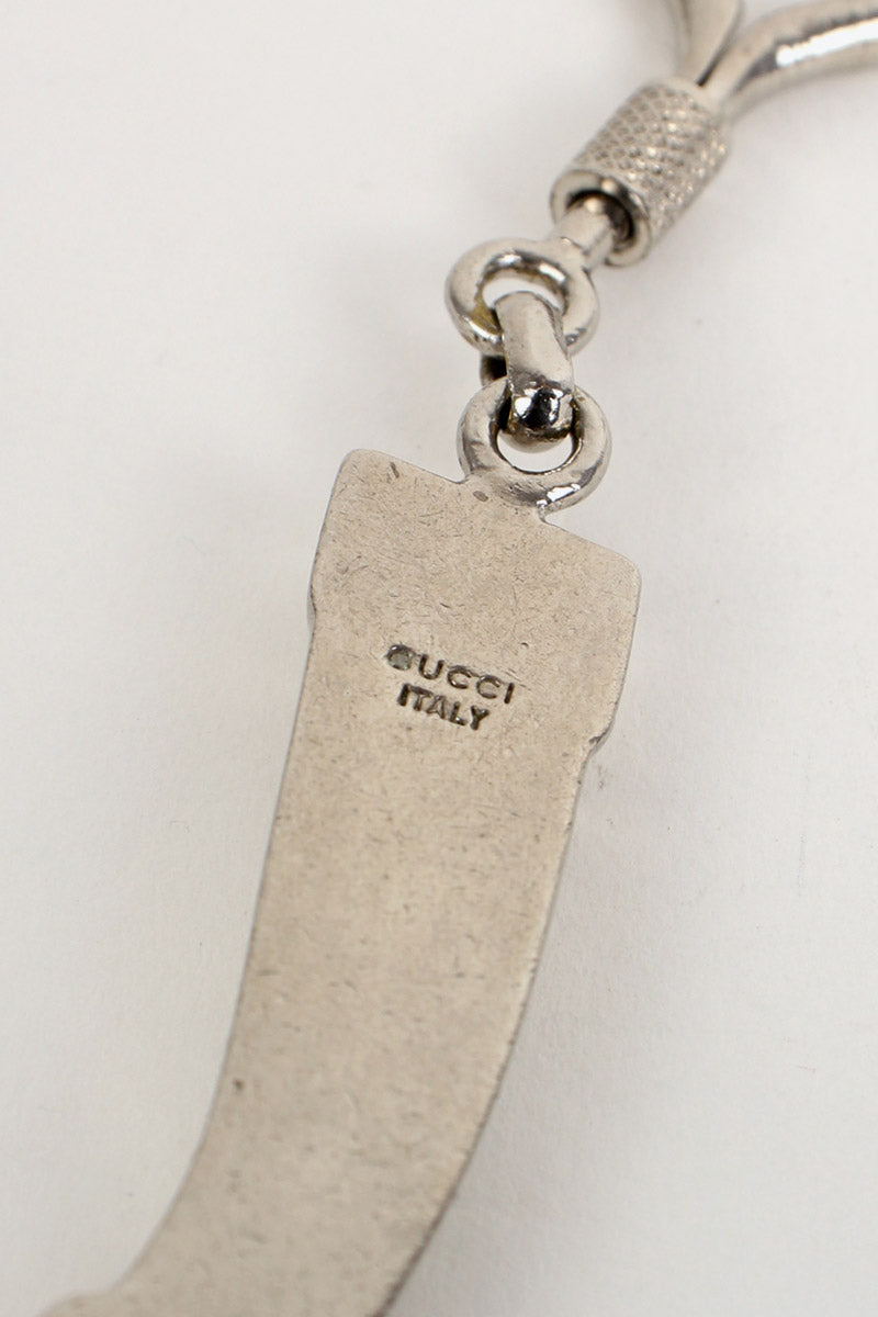 MADE IN ITALY VINTAGE SILVER KEY RING [ONE SIZE USED]