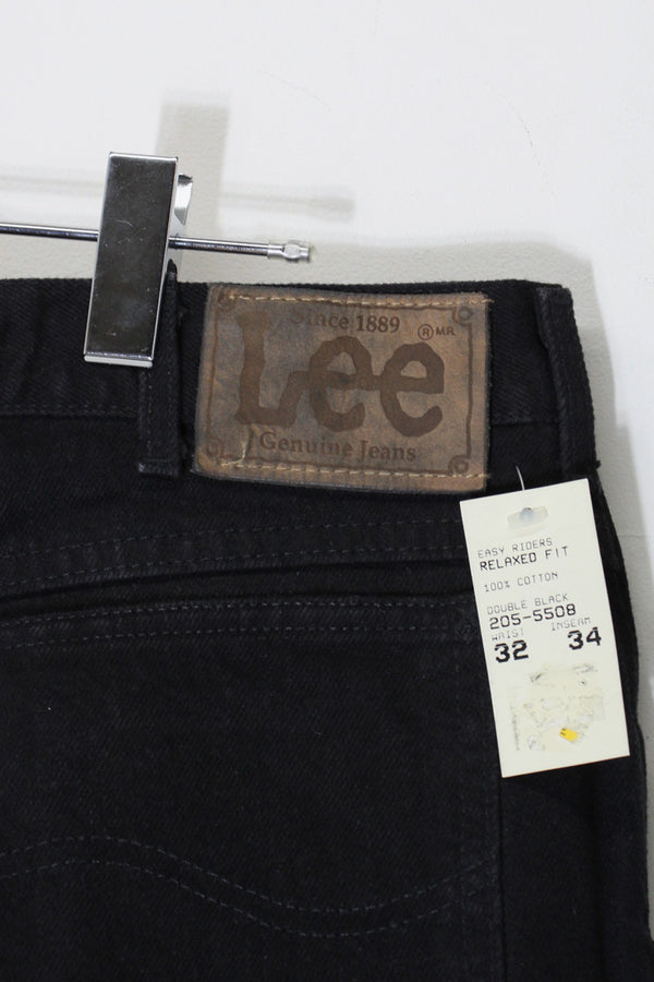 MADE IN USA 90'S EASY RIDER DENIM PANTS / BLACK [SIZE: W32xL34 DEADSTOCK/NOS]