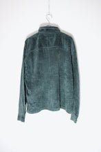 画像をギャラリービューアに読み込む, 90&#39;S CORDUROY ZIP SHIRT JACKET / DARK GREEN [SIZE: M相当 USED]
