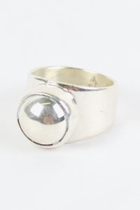 MADE IN MEXICO 925 SILVER RING / SILVER [SIZE:13号相当 USED]