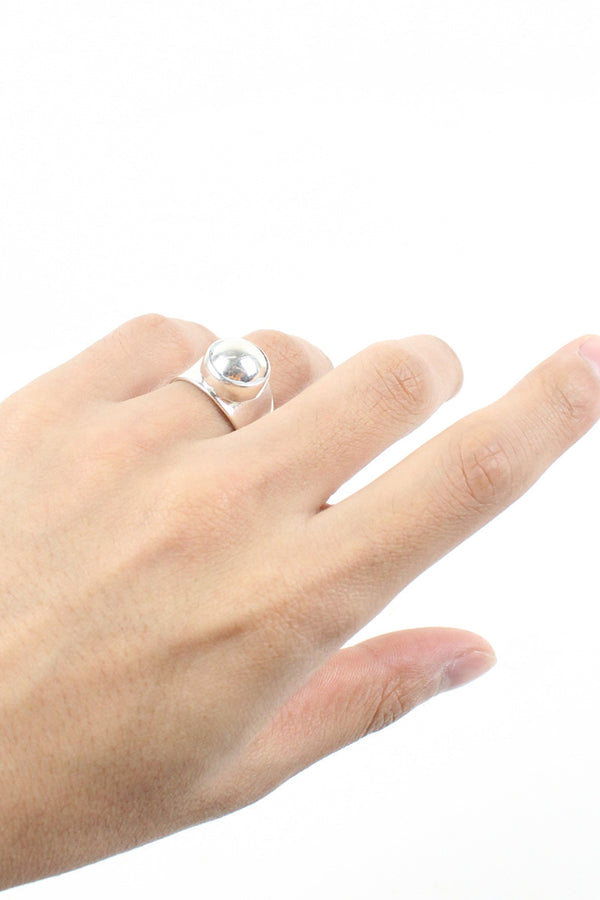 MADE IN MEXICO 925 SILVER RING / SILVER [SIZE: US 6.5, USED]
