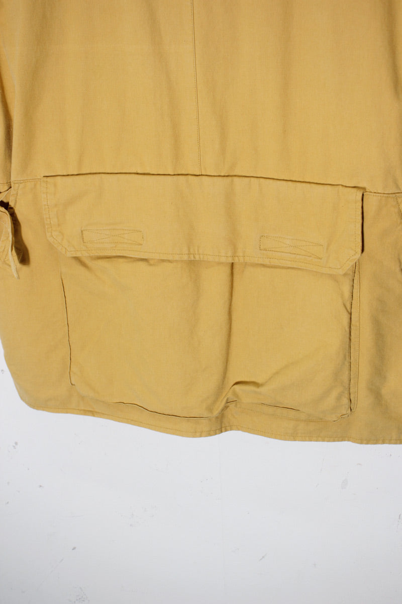 90'S HUNTING COTTON VEST / CAMEL [SIZE: L USED]