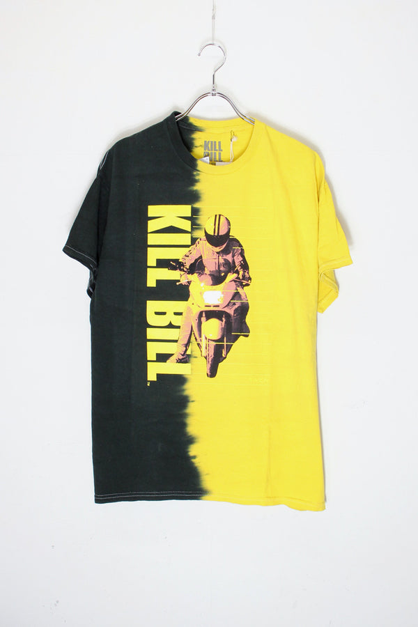 SPLIT TIE-DYE TEE / YELLOW/BLACK [NEW] [Japan exclusive model]