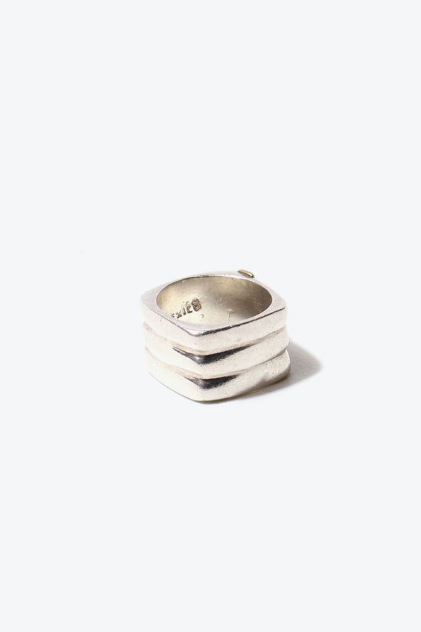 MADE IN MEXICO 925 SILVER / GOLD RING [SIZE: JP 13 USED]