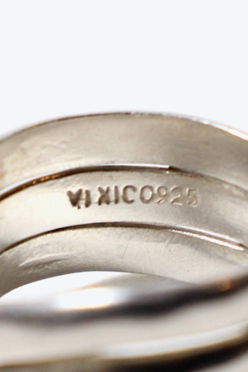 MADE IN MEXICO 925 SILVER RING [SIZE: US 8 USED]
