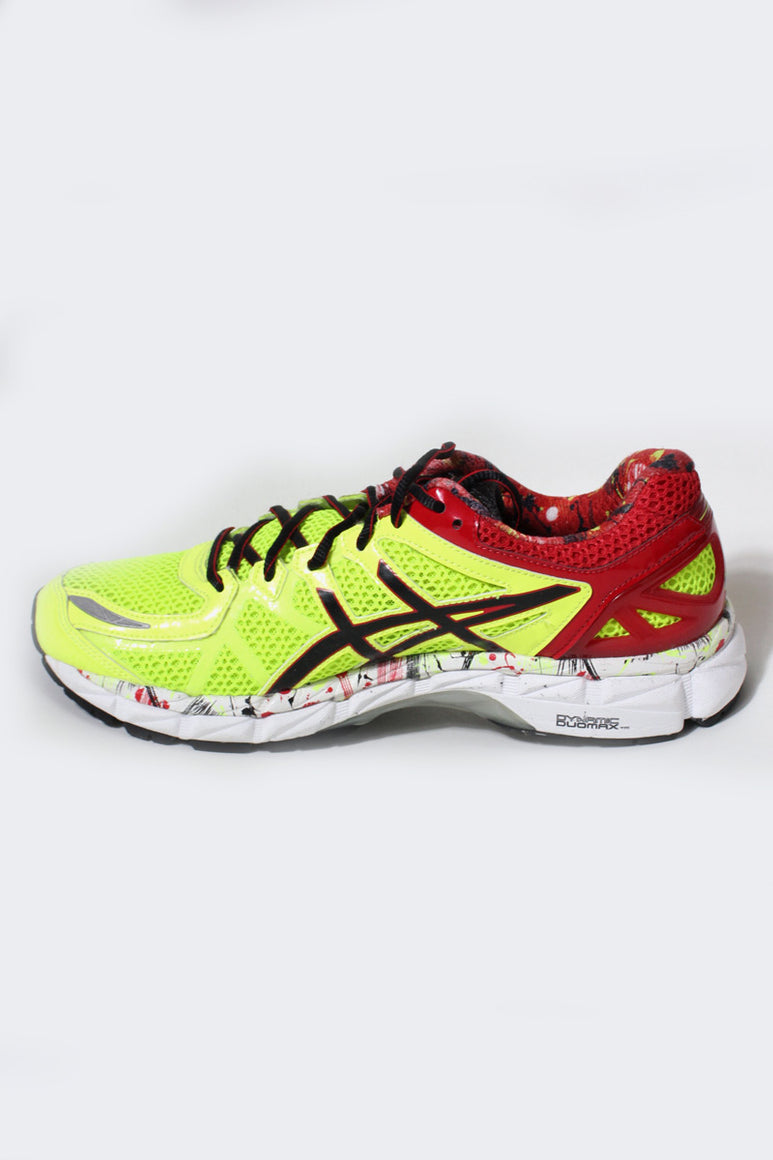 DYNAMIC DUOMAX SNEAKERS / NEON YELLOW/RED [SIZE: US9 (27.0cm) NEW]
