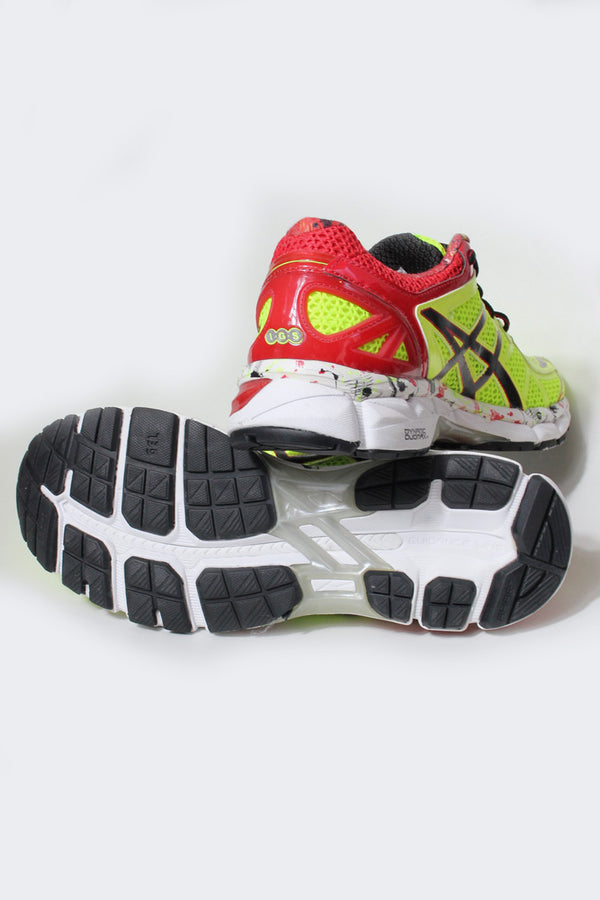 DYNAMIC DUOMAX SNEAKERS / NEON YELLOW/RED [SIZE: US9 (27.0cm) NEW]