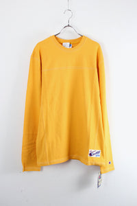 UO EXCLUSIVE LONG SLEEVE FOOTBALL TEE / YELLOW [NEW]