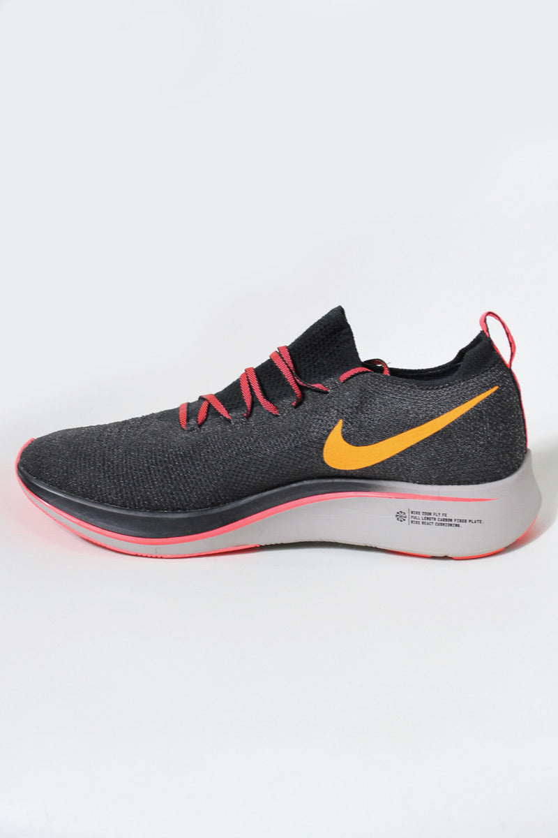 ZOOM FLY FK WITH CARBON PLATE / BLACK/ORANGE/PINK [SIZE: US10 (28.0cm) USED][US Model]