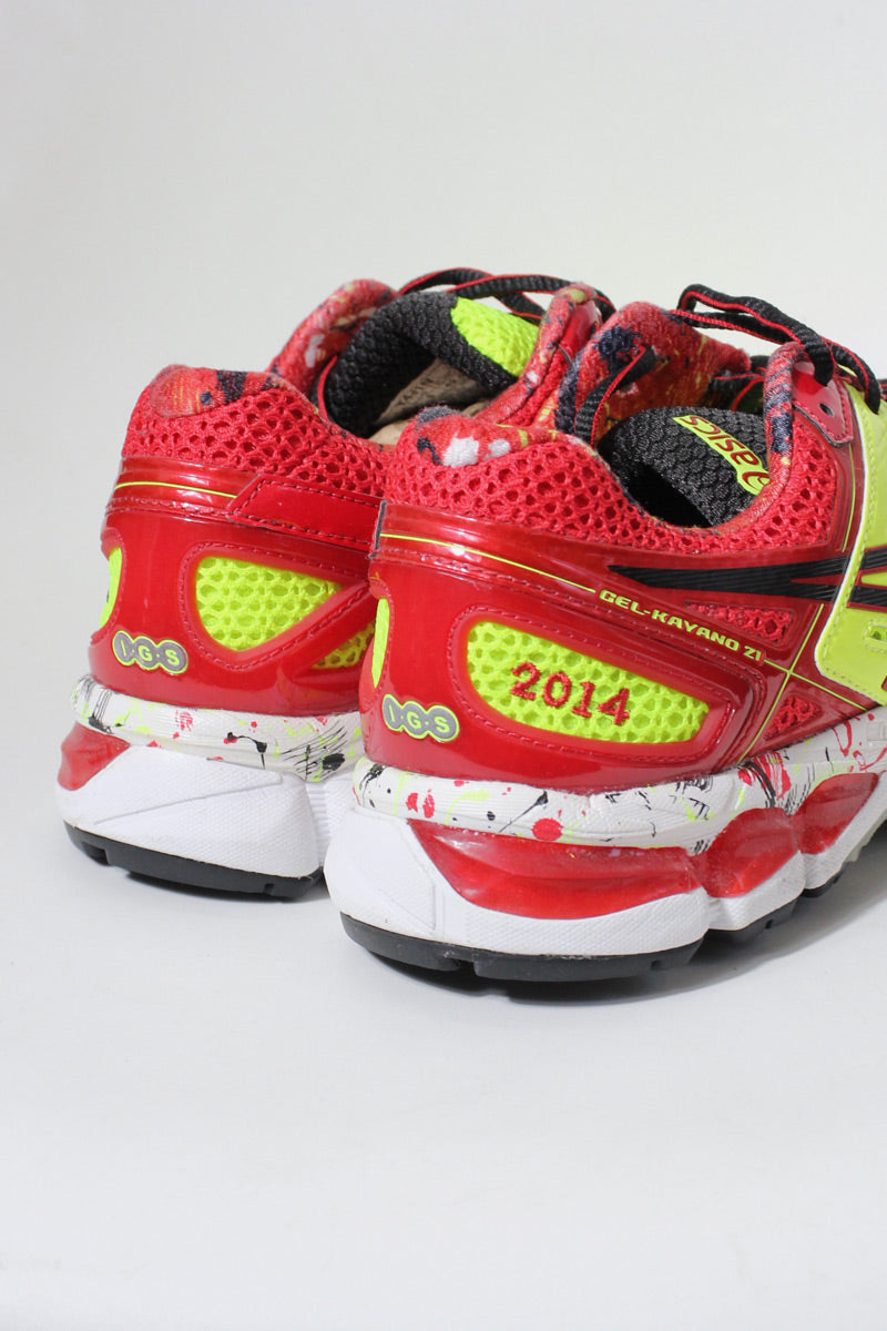 DYNAMIC DUOMAX SNEAKERS / NEON YELLOW/RED [SIZE: US9 (27.0cm) NEW]