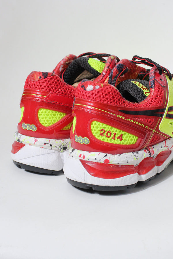 DYNAMIC DUOMAX SNEAKERS / NEON YELLOW/RED [SIZE: US9 (27.0cm) NEW]