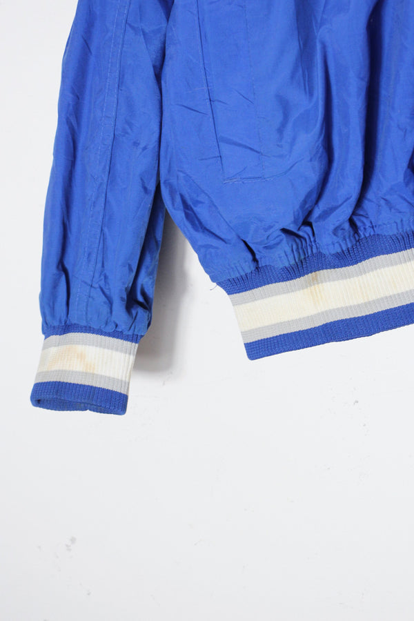 90's NFL LIONS PULLOVER NYLON JACKET / BLUE [SIZE: M USED]