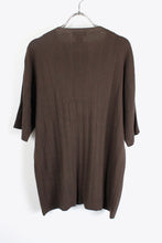 画像をギャラリービューアに読み込む, S/S RAYON KNIT CUT SAW / BROWN [SIZE:M USED]
