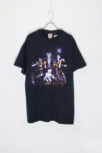 画像をギャラリービューアに読み込む, 90&#39;S S/S CATS (MUSICAL) T-SHIRT / BLACK/PURPLE [SIZE: L USED]
