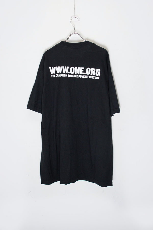 MADE IN USA S/S ONE PRINT T-SHIRT / BLACK [SIZE: XL USED]