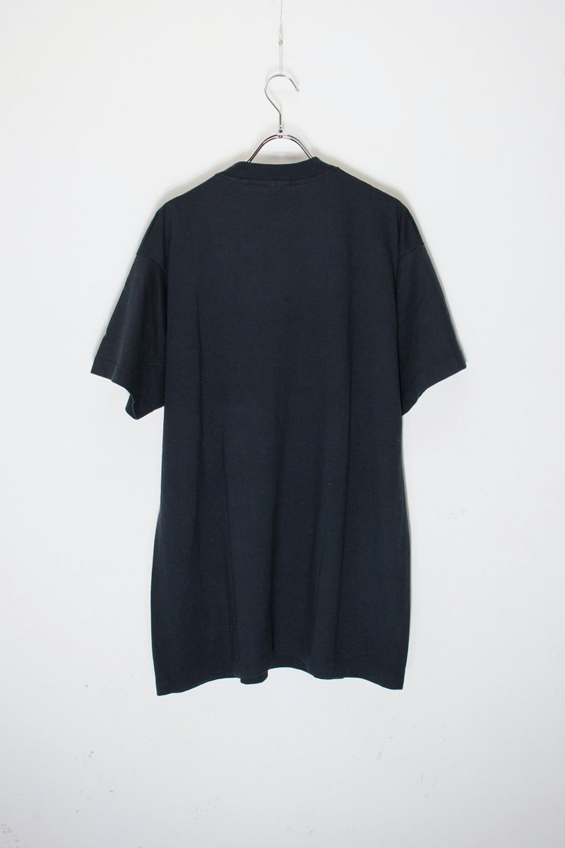 MADE IN USA 90'S S/S COME HOME SOON PRINT T-SHIRT / BLACK [SIZE: XL USED]