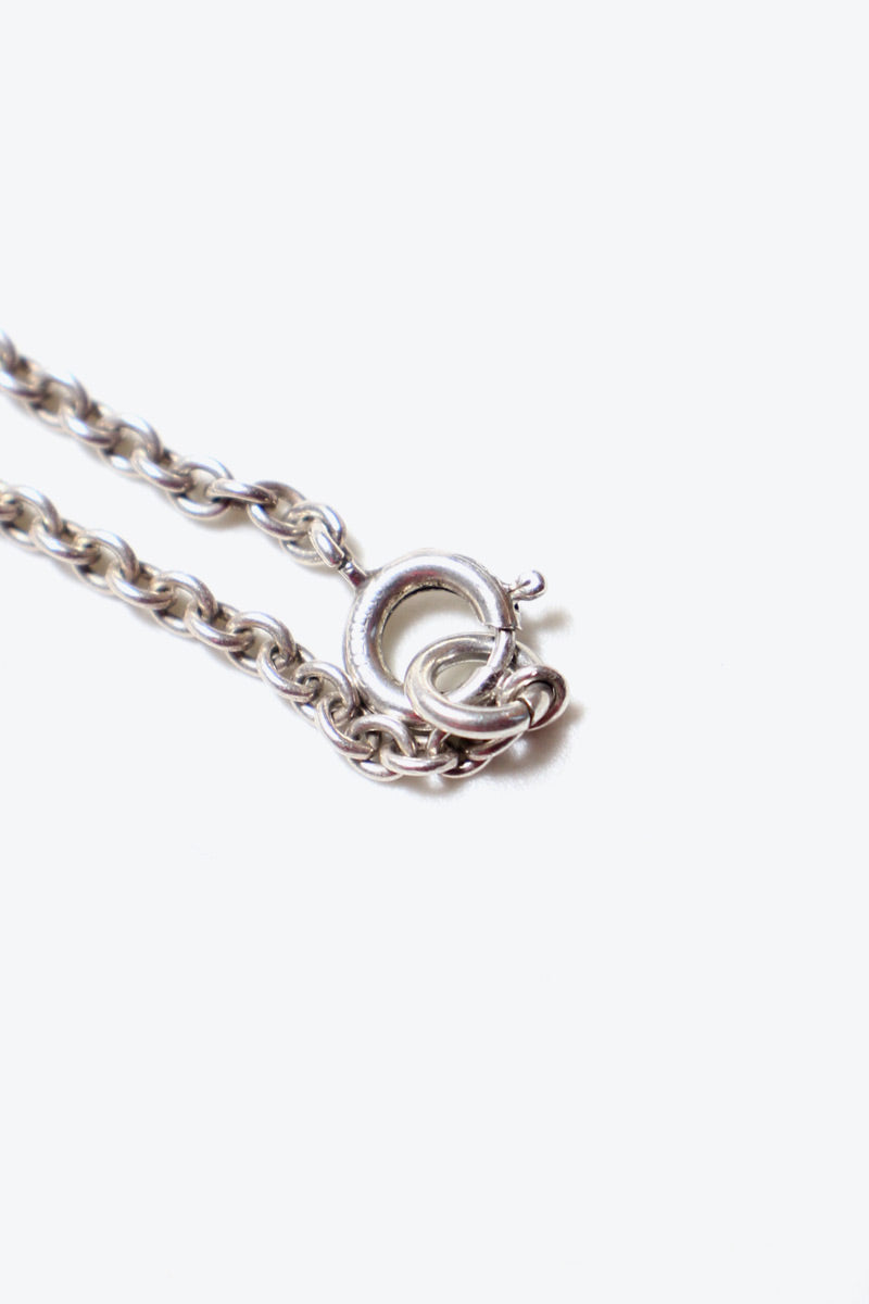 STERLING SILVER PENDANT NECKLACE [ONE SIZE, USED]