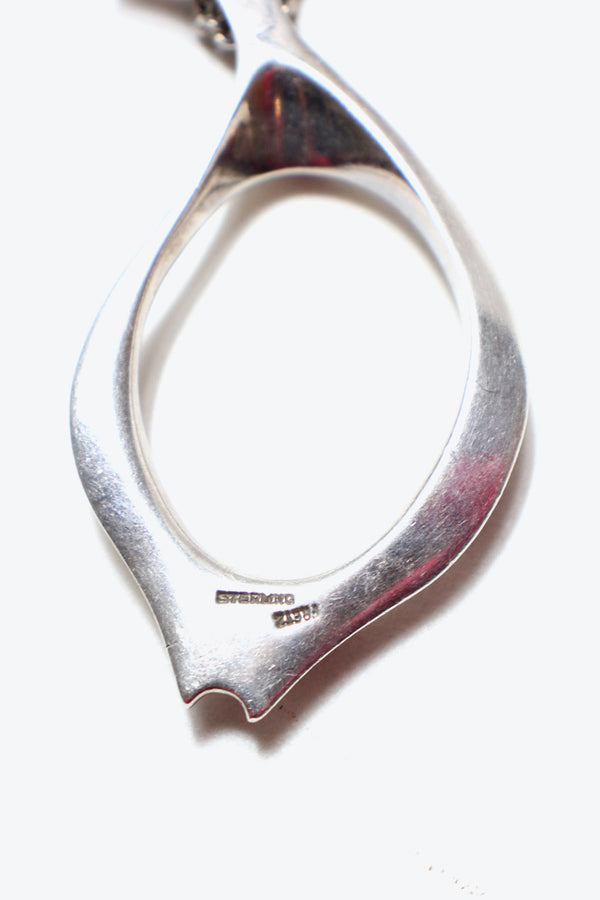 STERLING SILVER PENDANT NECKLACE [ONE SIZE, USED]