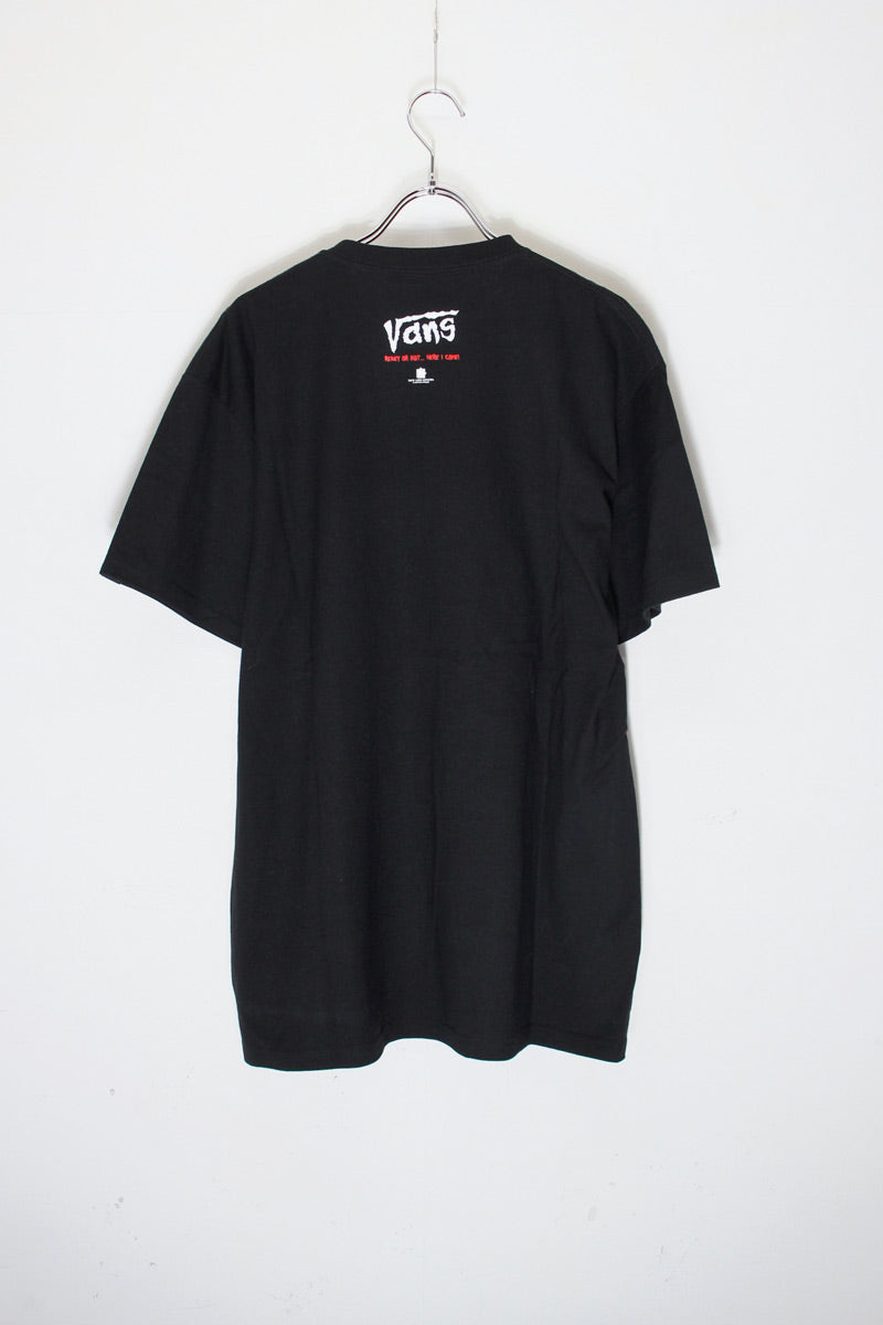 S/S PRINT T-SHIRT / BLACK [SIZE: M DEADSTOCK/NOS]