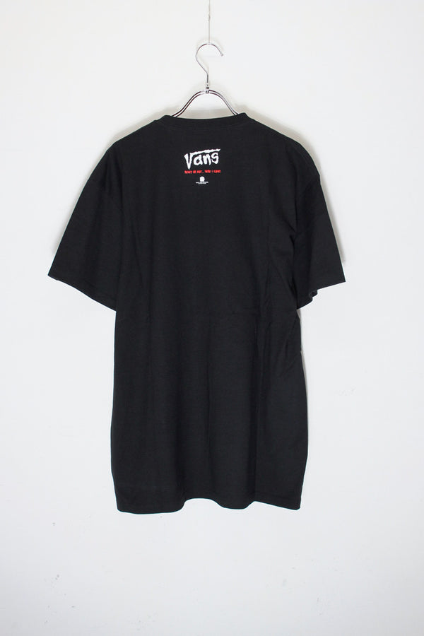 S/S PRINT T-SHIRT / BLACK [SIZE: M DEADSTOCK/NOS]