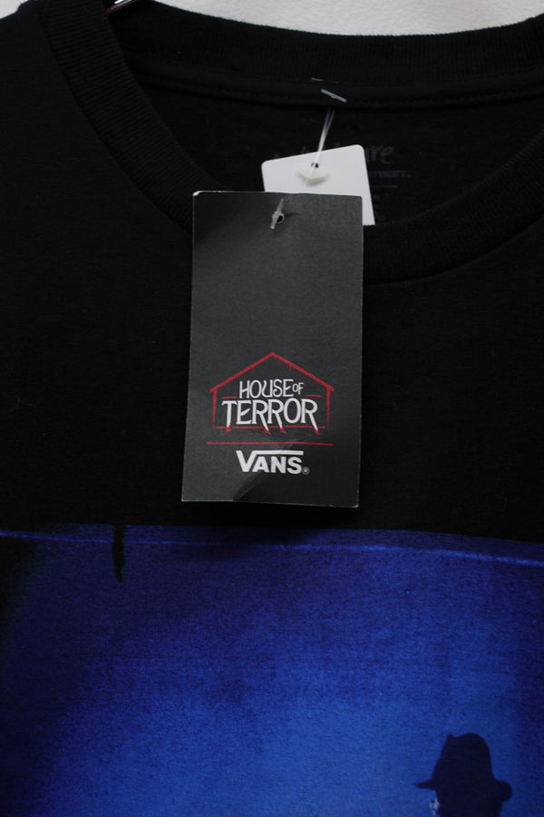 S/S PRINT T-SHIRT / BLACK [SIZE: M DEADSTOCK/NOS]