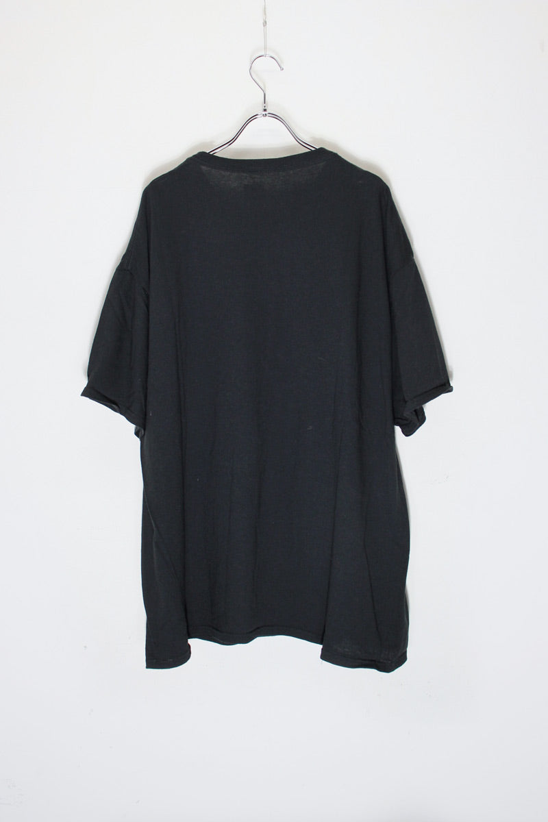 S/S PRINT TEE SHIRT / BLACK [SIZE: 2XL USED]