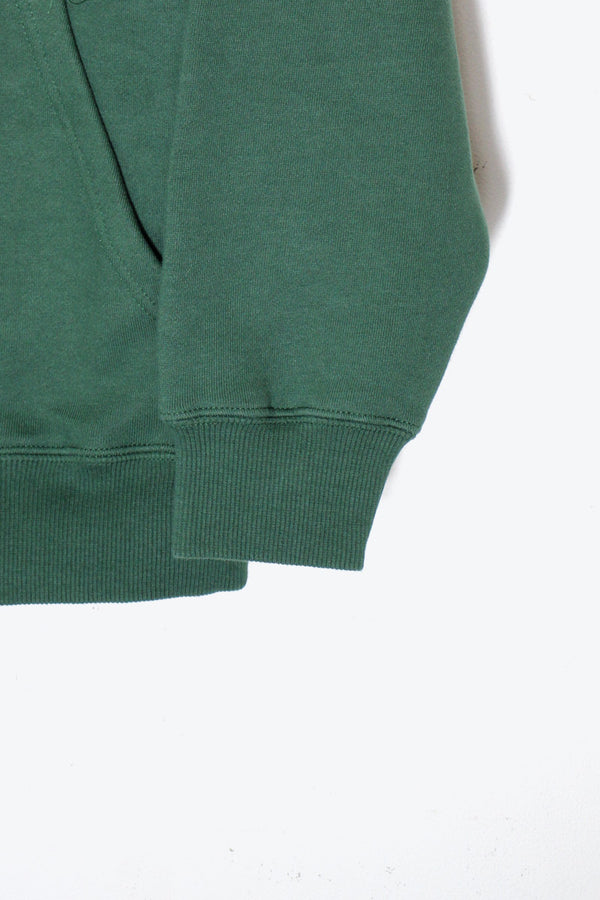 PRINT HOODIE SWEATSHIRT / GREEN [SIZE: M USED]