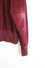 画像をギャラリービューアに読み込む, VELOUR SWEAT SHIRT / WINE RED [SIZE: L USED]
