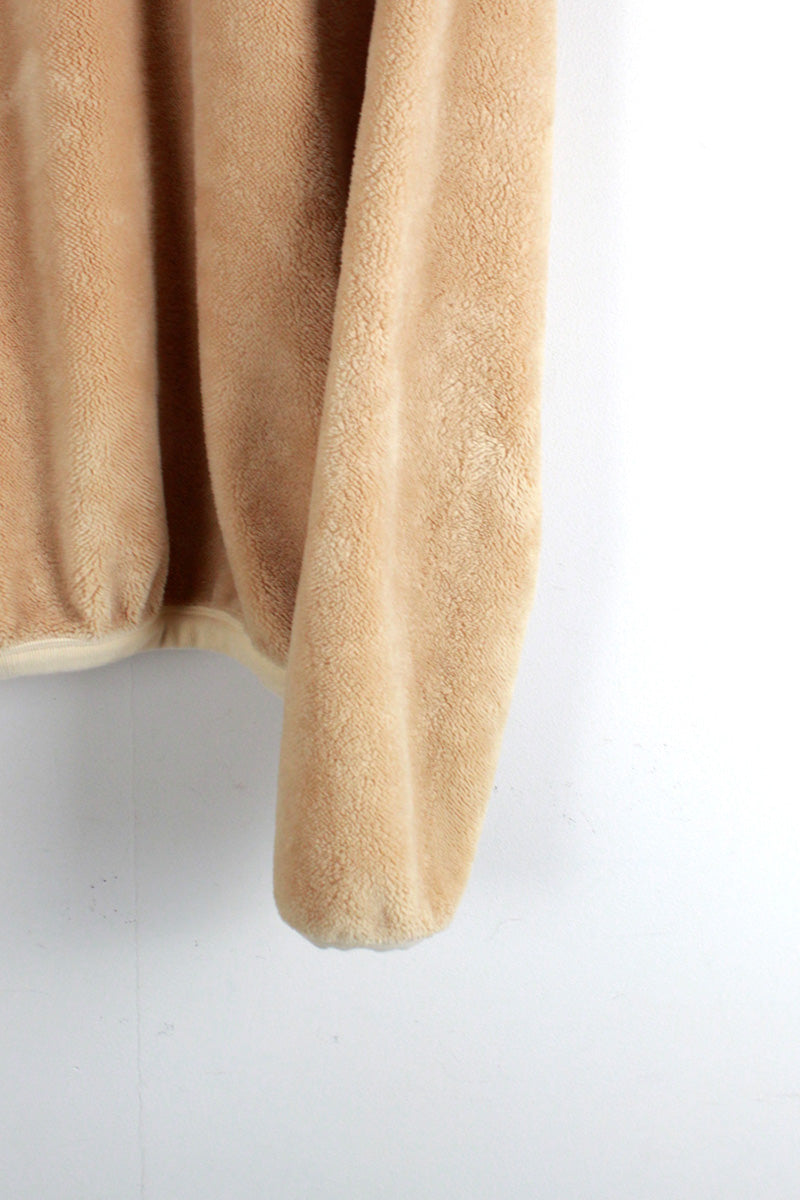 FLEECE SWEAT SHIRT / BEIGE [SIZE: L USED]