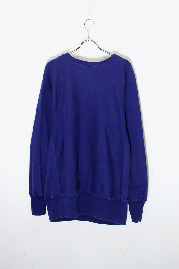 MADE IN USA 90'S ONE POINT REVERSE WEAVE SWEATSHIRT / NAVY [SIZE: L USED]
